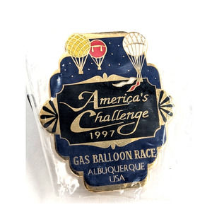 VTG Albuquerque USA America's Challenge 1997 Gas Balloon Race Enamel Pin KAIBF